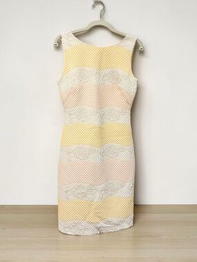 Sandro Ferrone Abito jaquard sheath sleeveless dress size 40 US 4/6